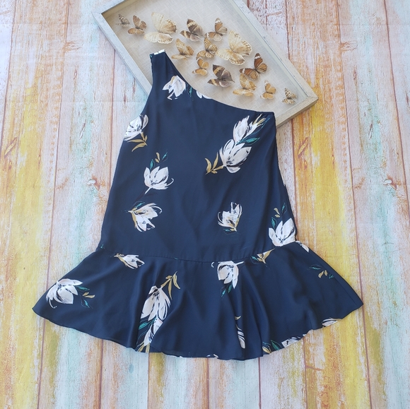 Amanda Uprichard Rhodes Floral One Shoulder Dress - Picture 2 of 7